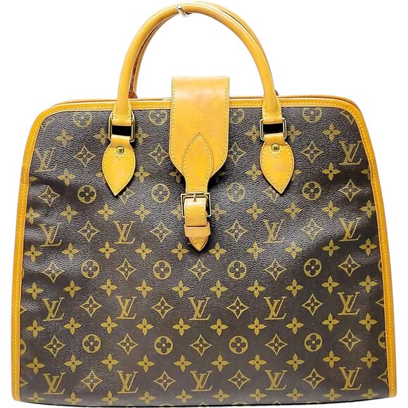 101444BU (S6) Louis Vuitton Business Bag Rivoli Brown Monogram - Picture 1 of 9